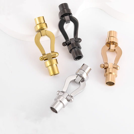 New Finding Stainless Steel Head End Crimp Connector For Necklace and Bracelet for DIY Jewelry Making-46