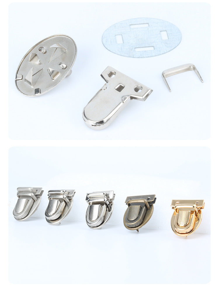 3 Sizes Types Of Metal Hardware Handbag Push Lock For Purse-46