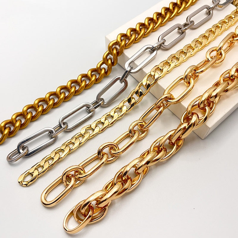 Hot Sale Factory Direct High Quality Metal Chain Bag Strap Aluminum Chains For Bag-47