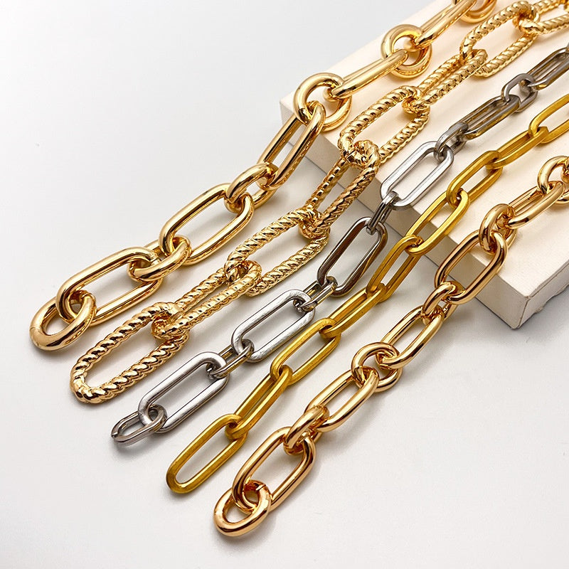 Hot Sale Factory Direct High Quality Metal Chain Bag Strap Aluminum Chains For Bag-47