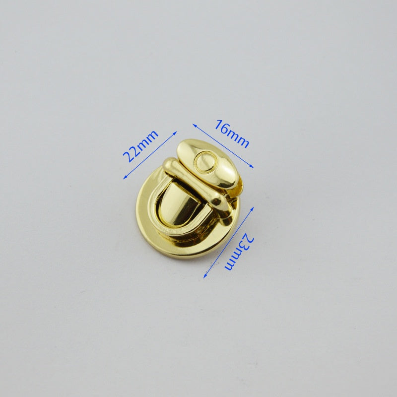 Wholesale Bag Parts Metal Lock Gold Press Lock Tongue Shape Decorative Bag Locks-48