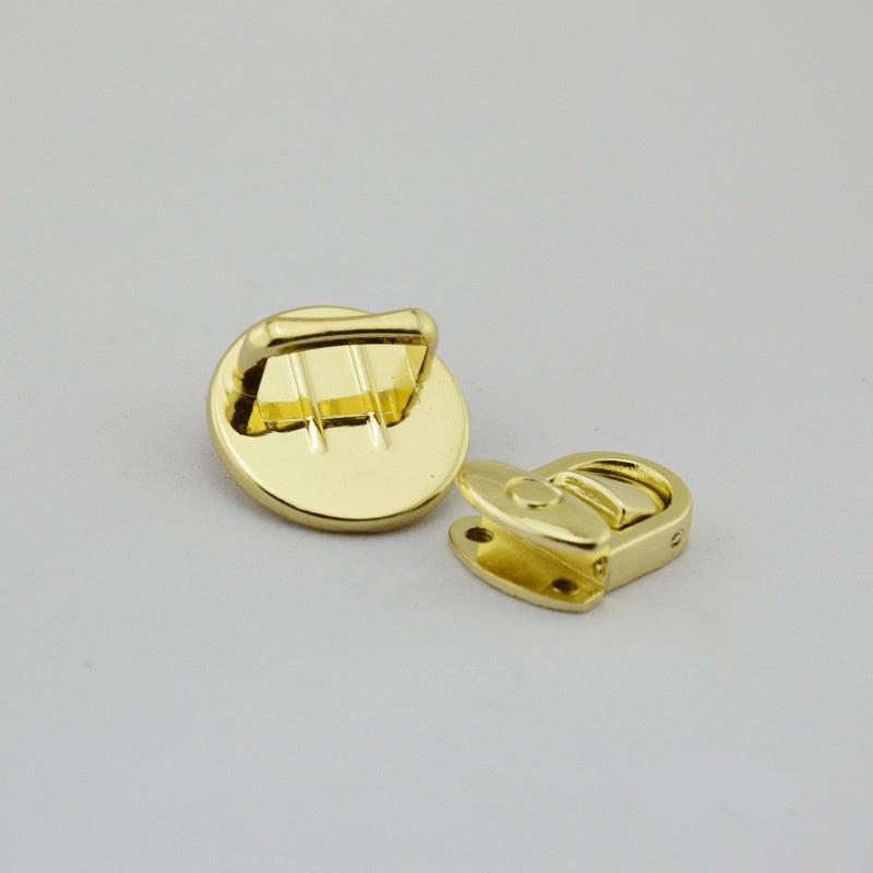 Wholesale Bag Parts Metal Lock Gold Press Lock Tongue Shape Decorative Bag Locks-48