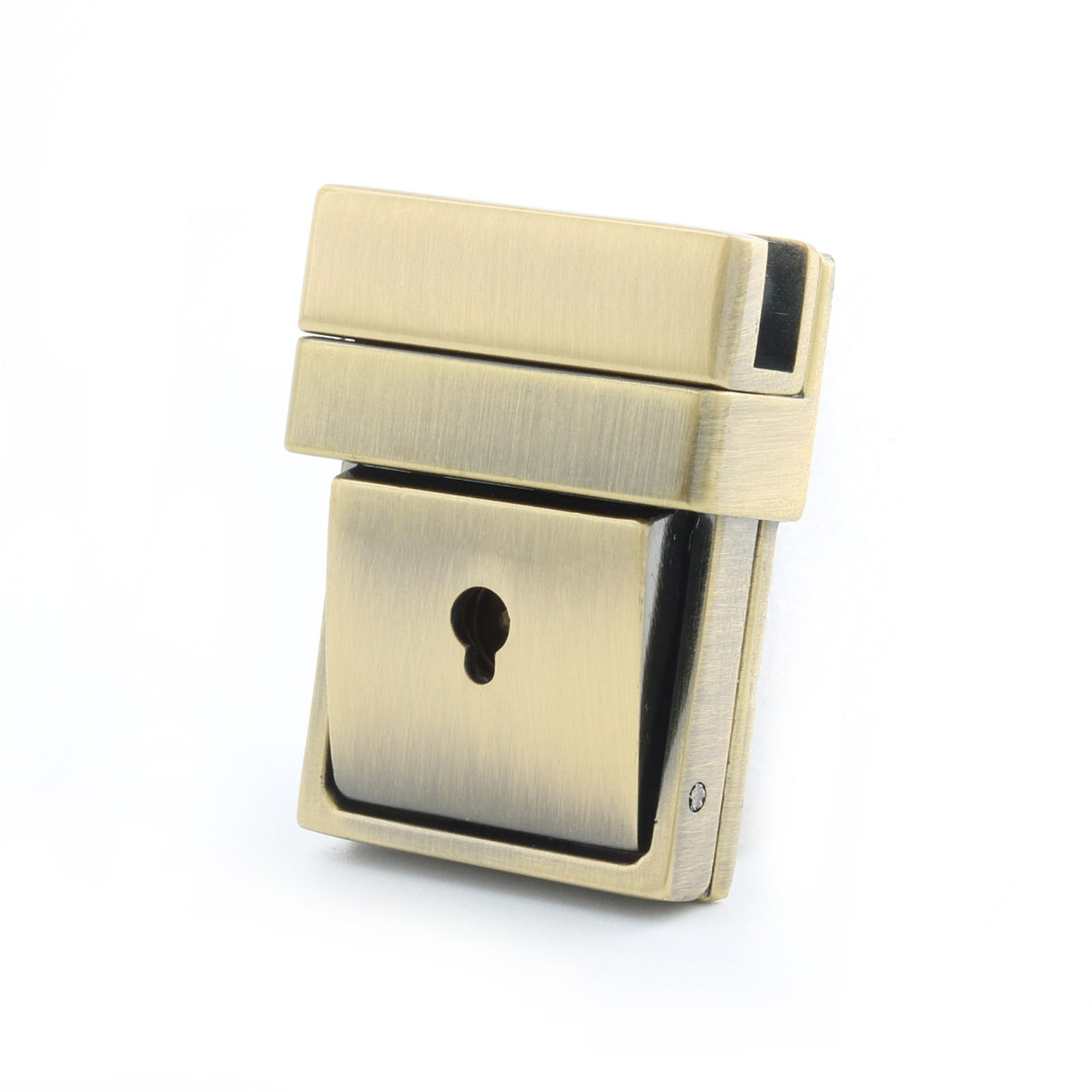 New Design Zinc Alloy Bag Lock Bag Accessory Nickle Color Set Metal Briefcase Lock With Key For Handbags-48