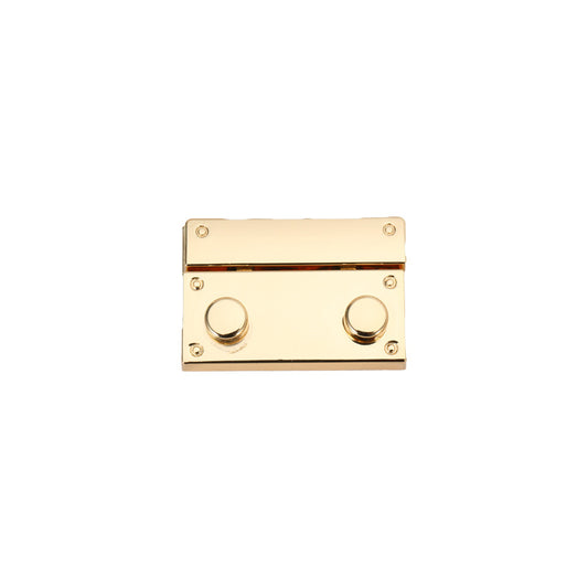 Wholesale Decorative Zinc Alloy Metal Push Lock Logo Custom Closures Bag Press Handbag Lock Hardware For Bags-49