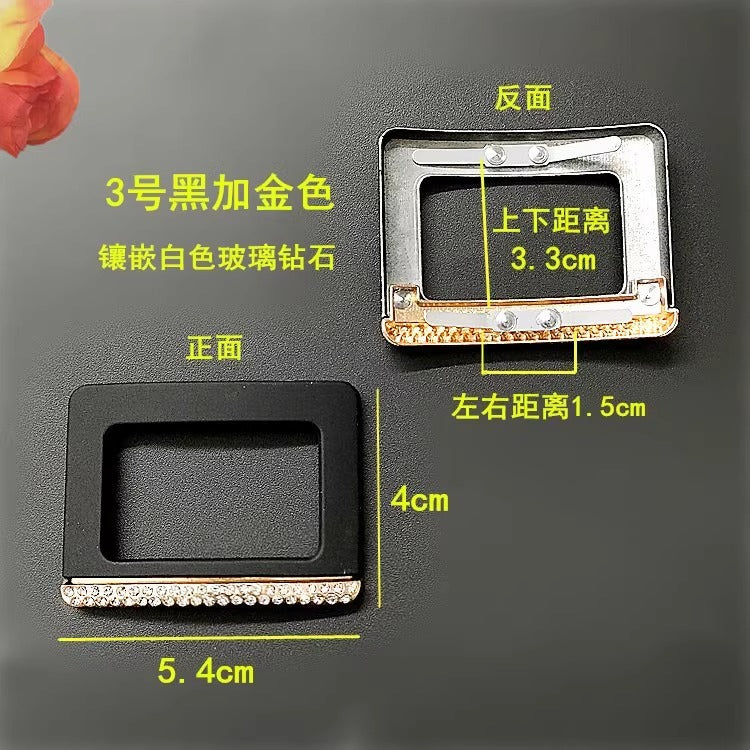 Shiny Crystal Shoe Buckle Metal Buckle for for Women's Shoe-124