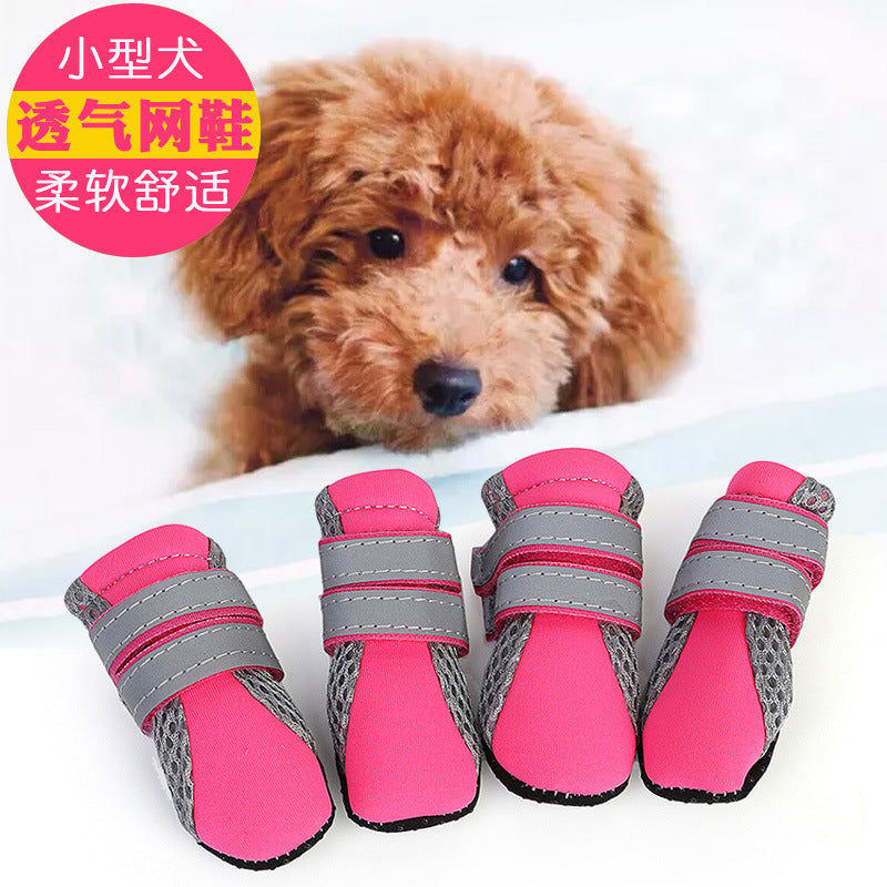 Pet Accessories Stocks Waterproof Soft Outsole Pet Dog Shoes Boots-13