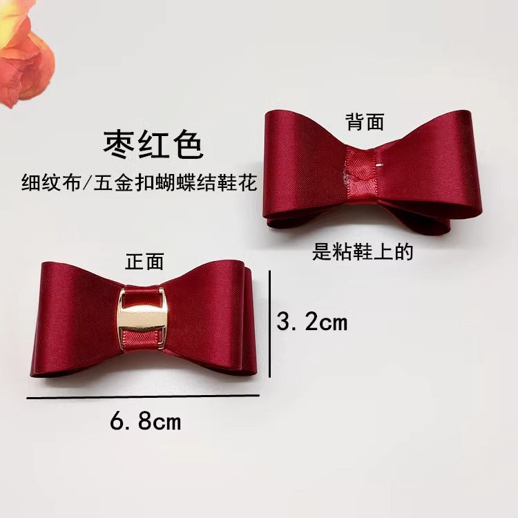 Whole Sale Manual Textile Flower for Woman Shoes-125