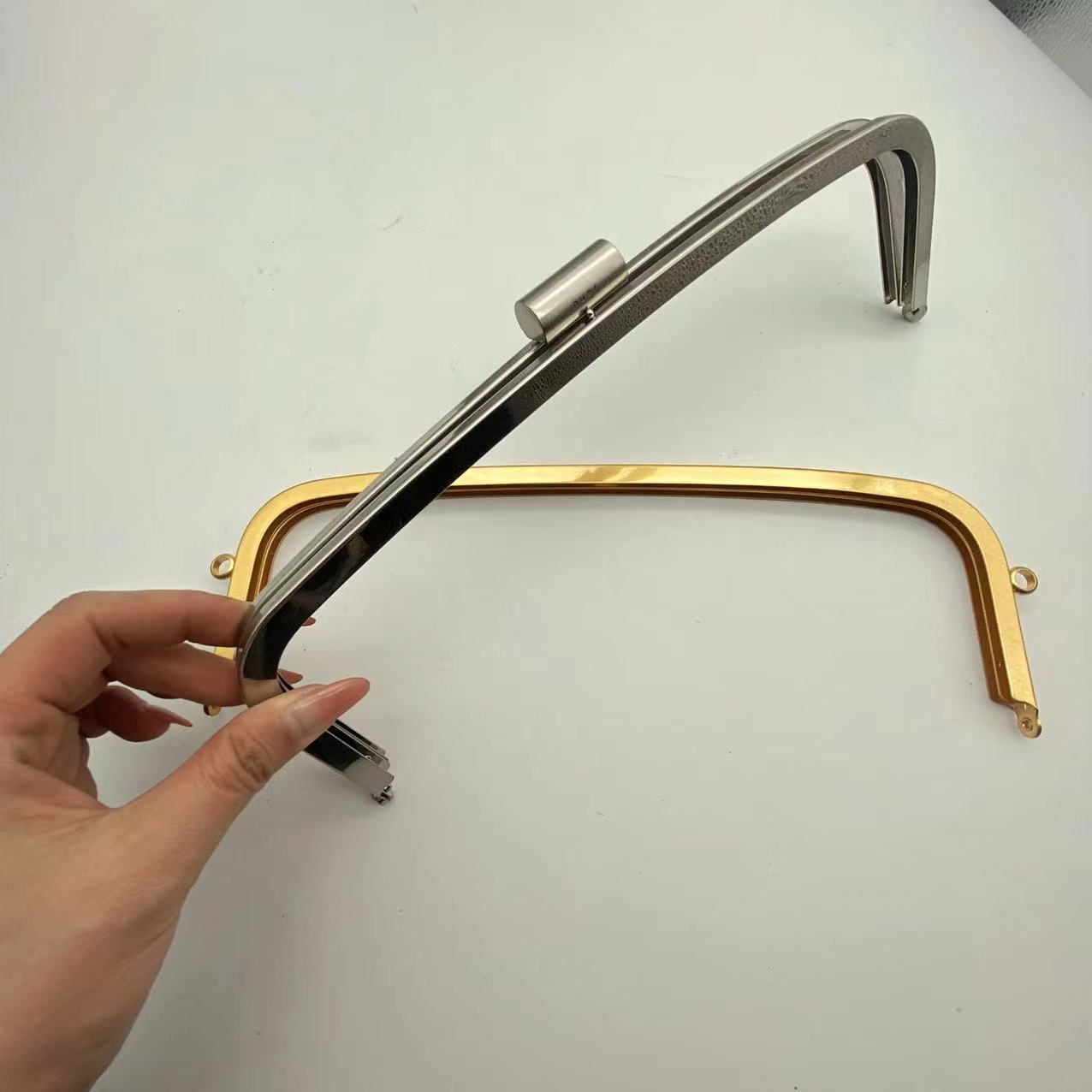 20.5cm Handbag Hardware Accessories Zinc Alloy Kiss Clasp Lock Frame Decorative Purse Frame for Bag Wallet-20