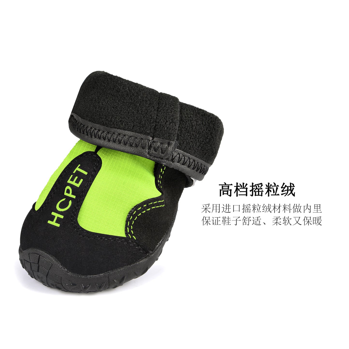 Pet Dog Shoes Waterproof Paw Protectors Reflective Strip Warm Stylish Made Durable Leather Cotton Plastic-27