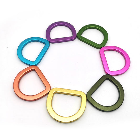Aluminum   d ring buckle triangle d ring for bag strap and pet accessories-5