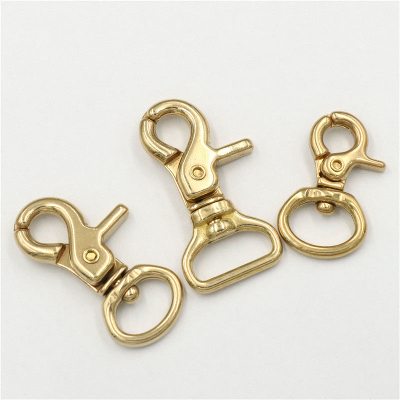 Promotional Keychains Brass Carabiners Metal Key Chain Carabiners Brass Snap Swivel Hook-5