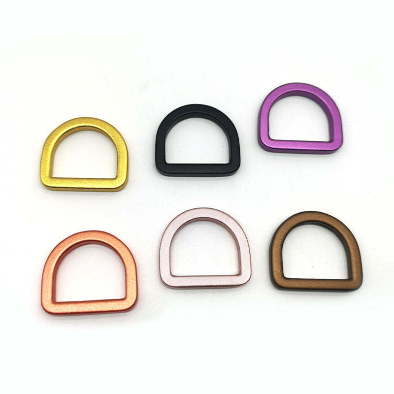 Aluminum   d ring buckle triangle d ring for bag strap and pet accessories-5