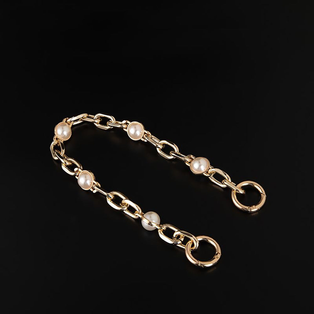 Pearl Chain Pearl Fittings Belt Fancy Shoulder Strap Short Shoulder Strap Metal Accessories Shoulder Handbag Chain-5