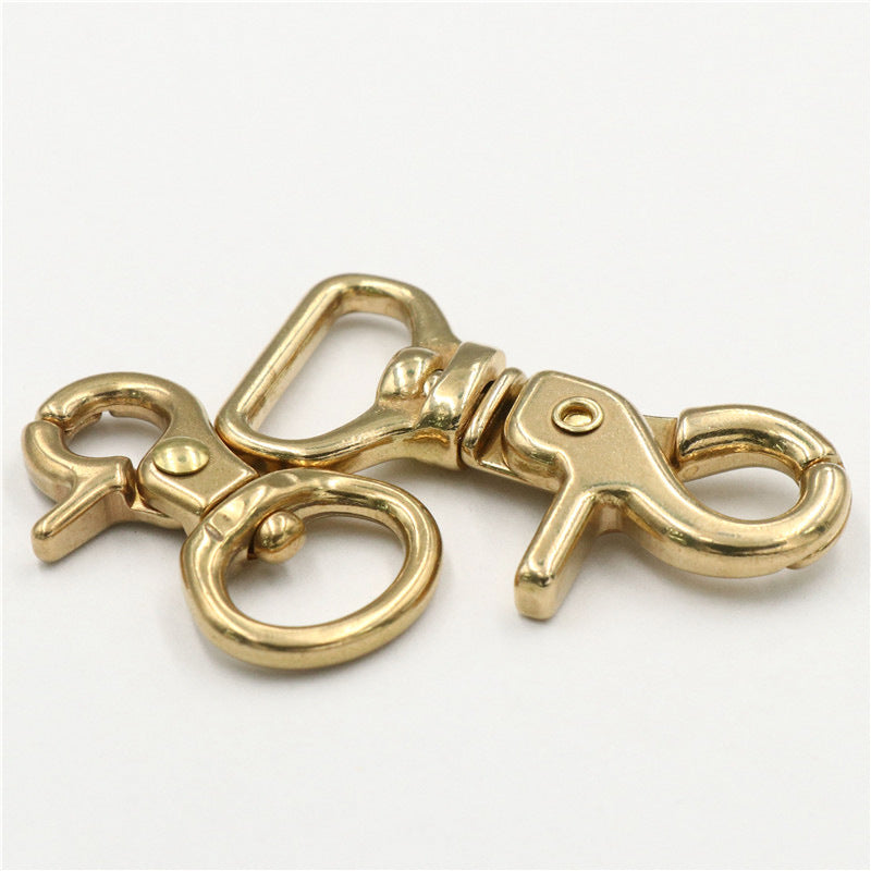 Promotional Keychains Brass Carabiners Metal Key Chain Carabiners Brass Snap Swivel Hook-5