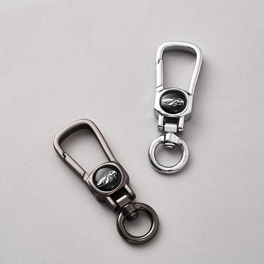 Luxury Metal Pendant Promotional Gifts Creative Metal Horseshoe Buckle Key Chain Custom Logo Car Brand Key Chain-50