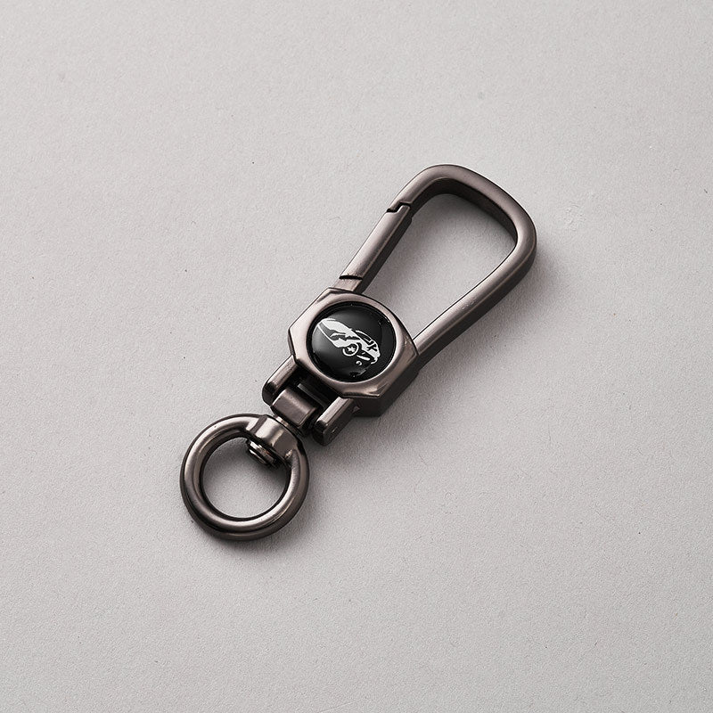 Luxury Metal Pendant Promotional Gifts Creative Metal Horseshoe Buckle Key Chain Custom Logo Car Brand Key Chain-50