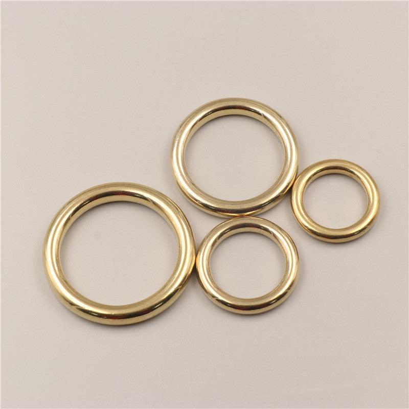 Solid Brass 6MM - 50MM Seamless O Rings Round Ring-51