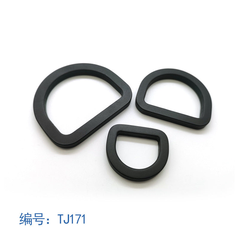 Wholesale Aviation Aluminum Handle Ring D Zinc Alloy Custom D-Ring Buckle Colorful Metal D Ring for Handbags-52