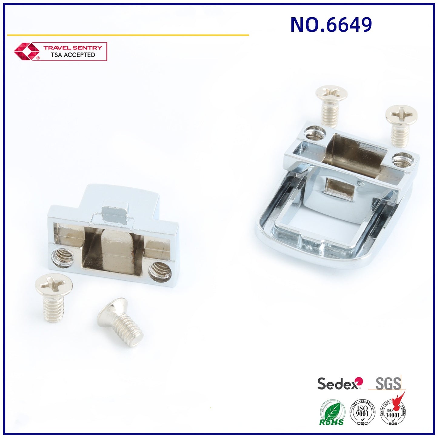 factory sale luxury lock for gift box metal lock for box-52