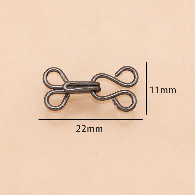 Metal invisible hook underwear adjust to button trench coat sweater button clothes decorative accessories accessories-53