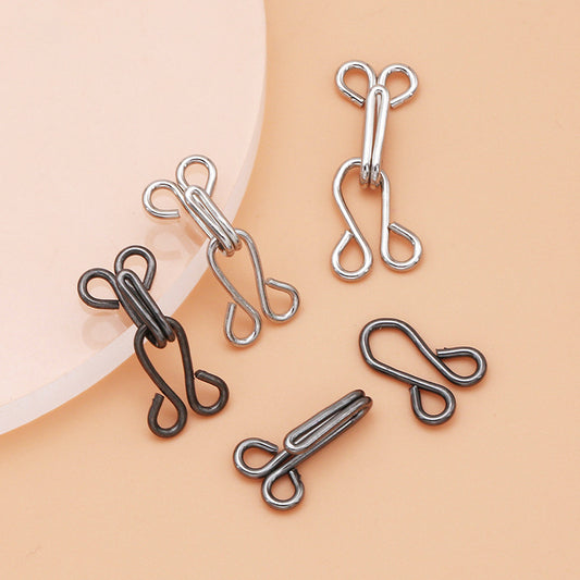 Metal invisible hook underwear adjust to button trench coat sweater button clothes decorative accessories accessories-53