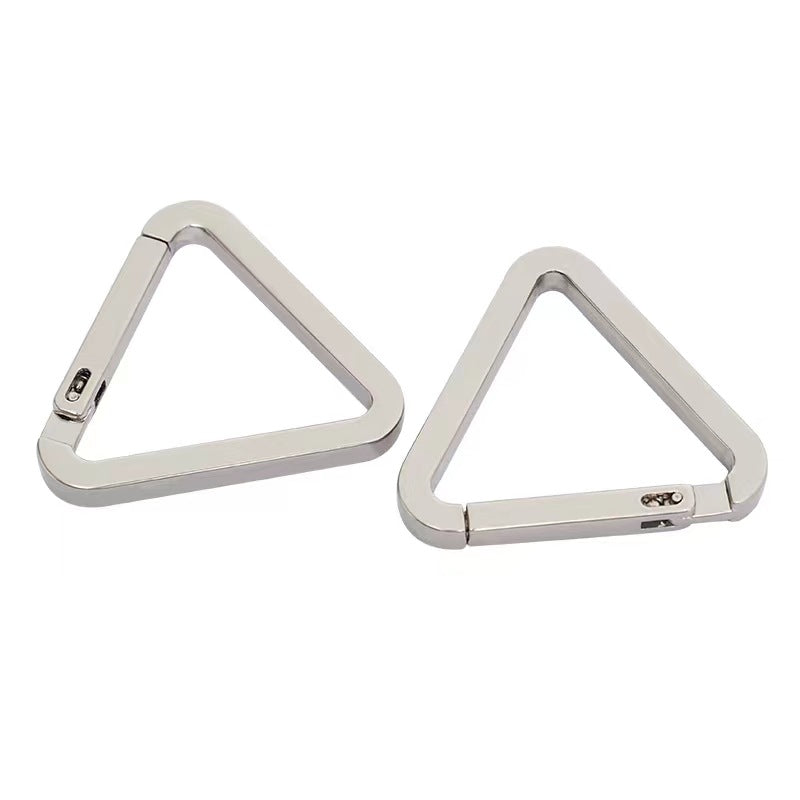 Unique Creativity Design Purse Handbag Triangle Star Shape Adjustable Metal Silver Rings for Bags Accessories-53
