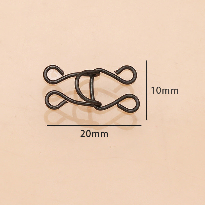 Metal invisible hook underwear adjust to button trench coat sweater button clothes decorative accessories accessories-53