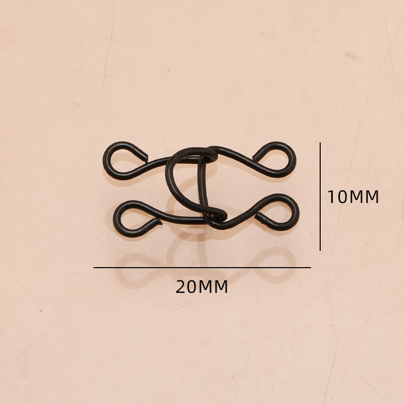 Metal invisible hook underwear adjust to button trench coat sweater button clothes decorative accessories accessories-53