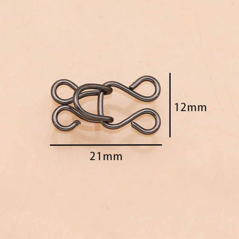 Metal invisible hook underwear adjust to button trench coat sweater button clothes decorative accessories accessories-53