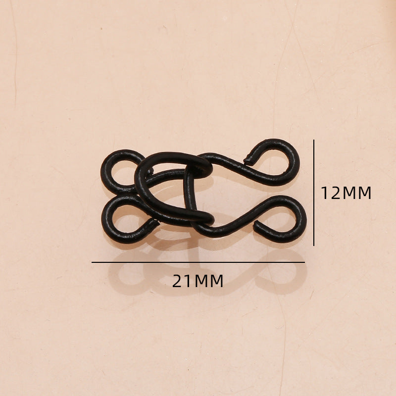 Metal invisible hook underwear adjust to button trench coat sweater button clothes decorative accessories accessories-53