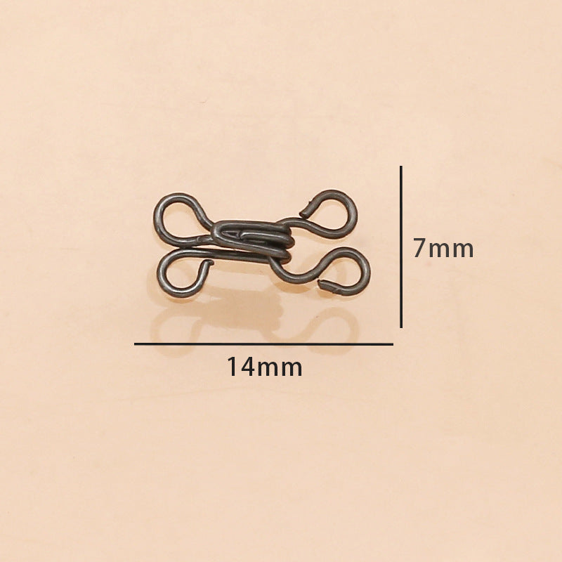 Metal invisible hook underwear adjust to button trench coat sweater button clothes decorative accessories accessories-53