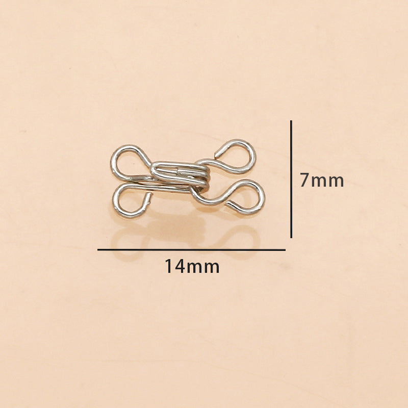 Metal invisible hook underwear adjust to button trench coat sweater button clothes decorative accessories accessories-53