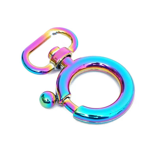 Rainbow colored special snap hook for bag-54