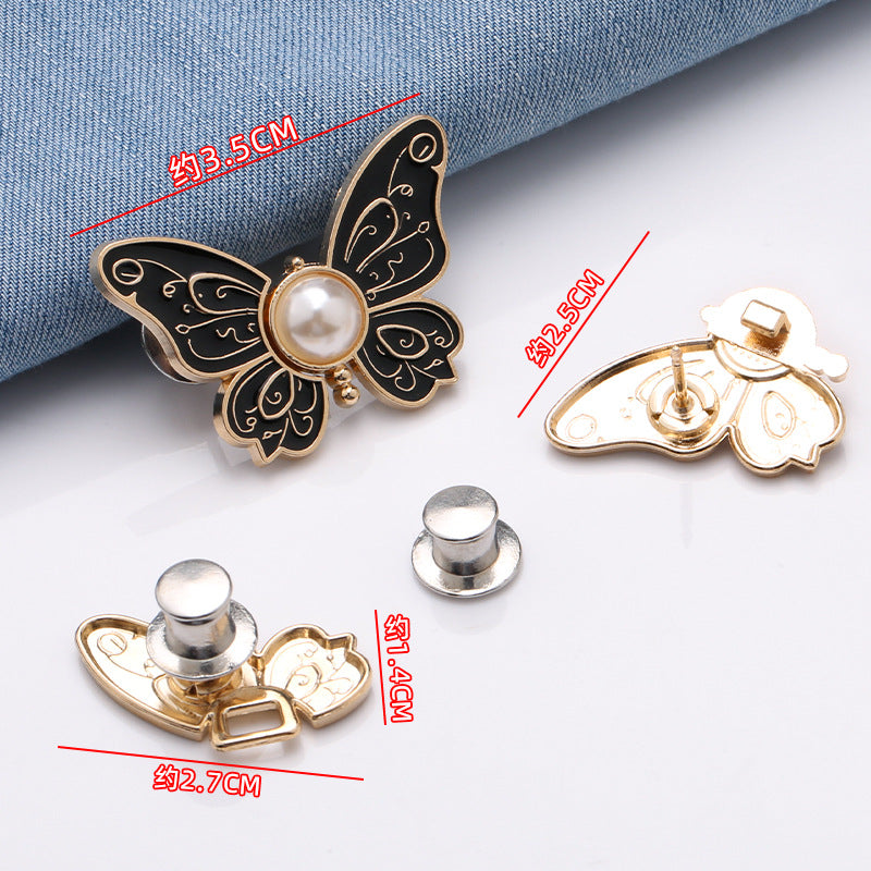 Butterfly waistband removable waistband button-down button jeans waist reduction waistband clothing accessory-54
