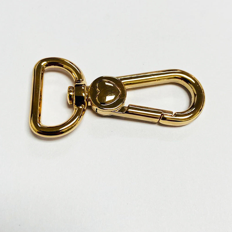 News Gun Metal Rose Gold Antique Brass Rainbow Nickel Snap Buckle Hook For Bags Lady Handbag Hardware-55