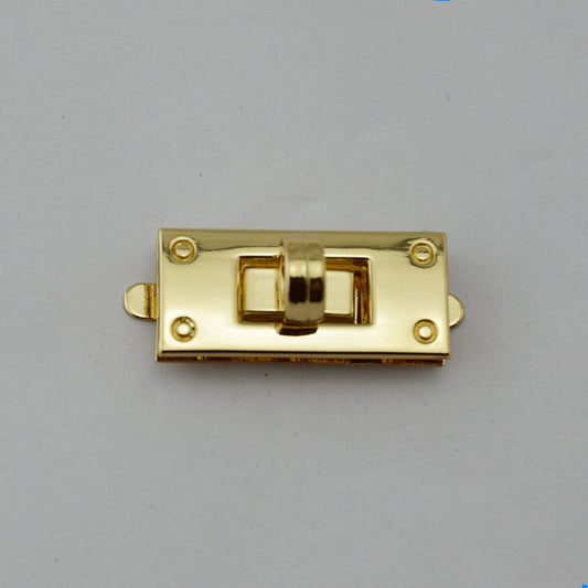 Handbag Twist Lock Hardware Accessories Square Shape Bag Turn Lock Mortise Closure Clasp Rectangle Locks-56