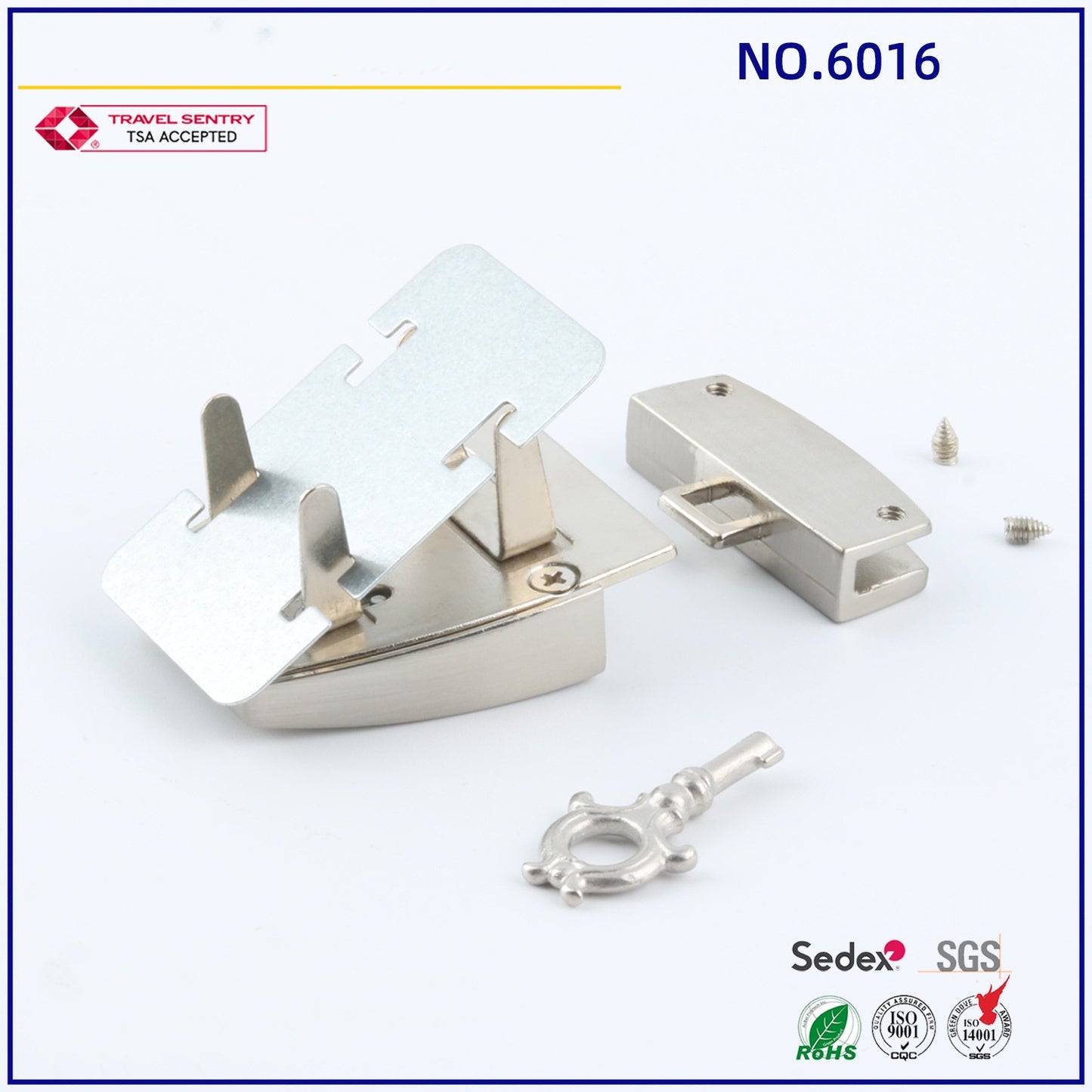 Wholesale Nickel Free Hardware Accessories Metal Briefcase Lock For Sale-56
