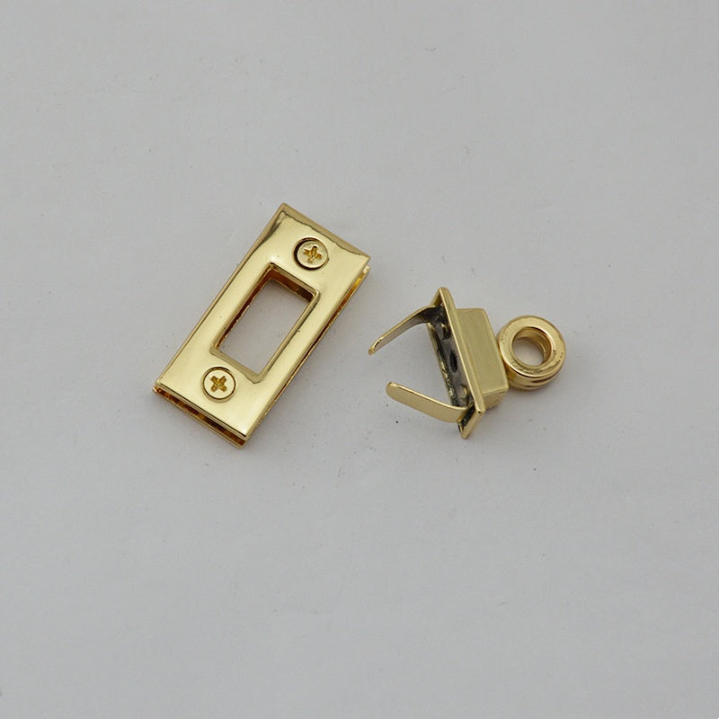 Handbag Twist Lock Hardware Accessories Square Shape Bag Turn Lock Mortise Closure Clasp Rectangle Locks-56