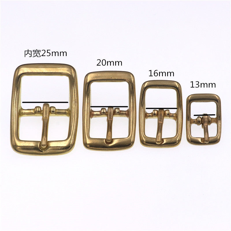 13mm 16mm 20mm 26mm handbag bag accessories dog collar hardware high quality solid brass buckles pins for man belt-58