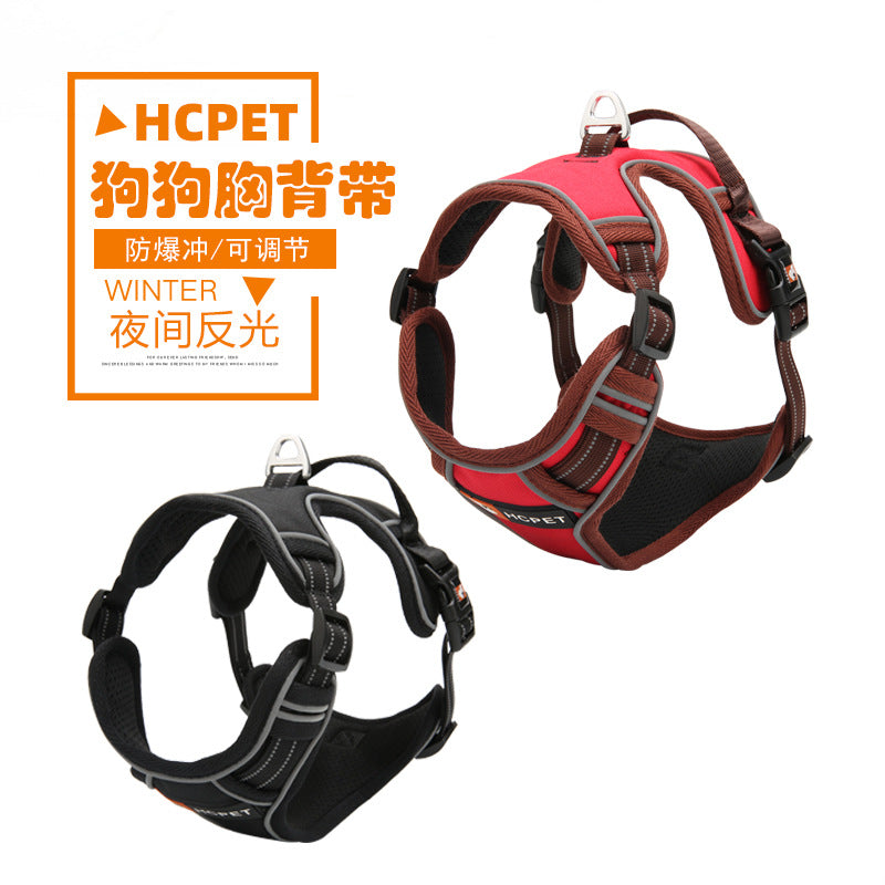 Pet Supplies Wholesale Dog Leash Elastic Leash for Pets Double Handle Dog Leash Custom Reinforced Tow Rope-84