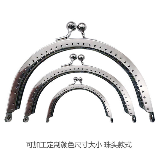 Bag Handles Metal Buckle Half Circle Purse Frame Hand Pull O Ring Hook DIY Luggage Parts Hardware Accessories-74
