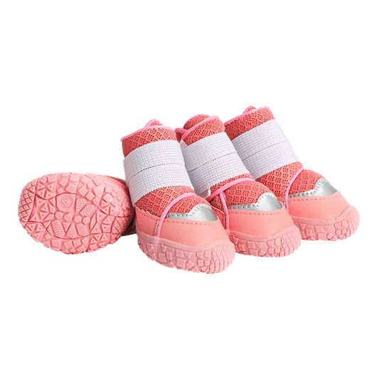 New Arrivals Breathable Waterproof Puppy Shoes Outdoor Dog Sneaker Anti slip Durable Pet Dogs Shoes for Small to Medium-sized-10