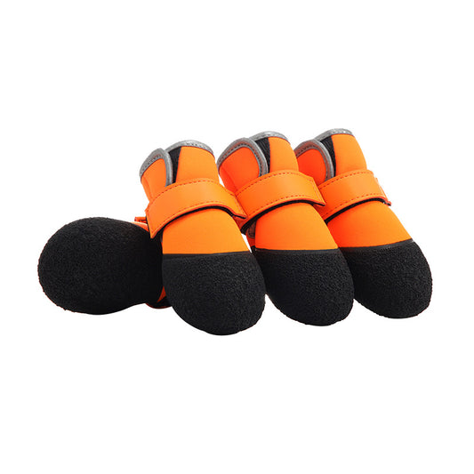 2025 Latest Design Multicolor Wetsuit Fabric Waterproof Warm Anti-slip Small Middle Size Pet Dog Shoes Booties-11