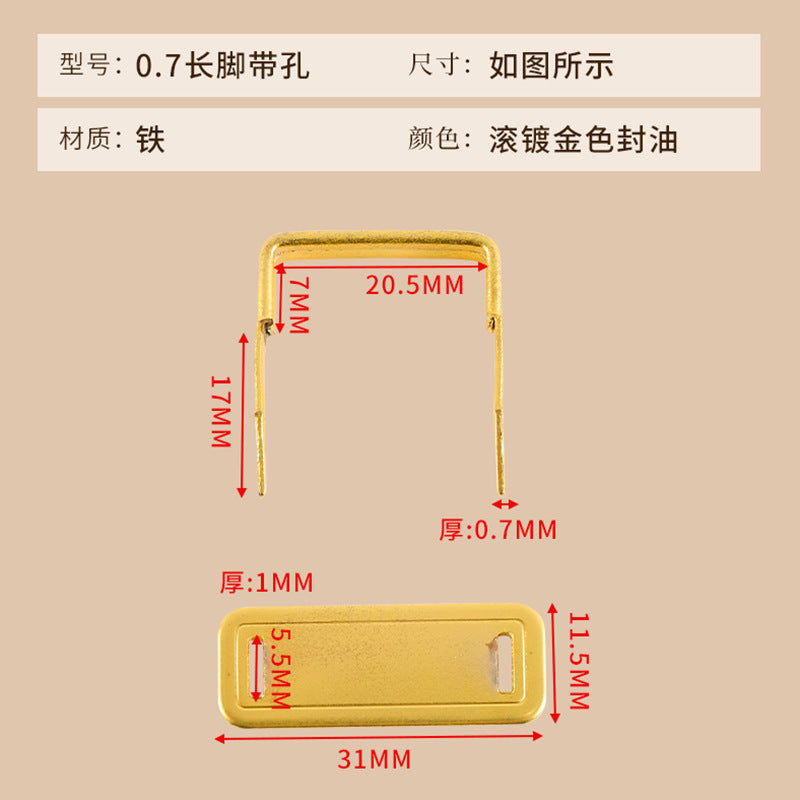 alloy custom metal Arch Bridge Metal D Ring Buckles hardware accessories for handbag strap bridge-6