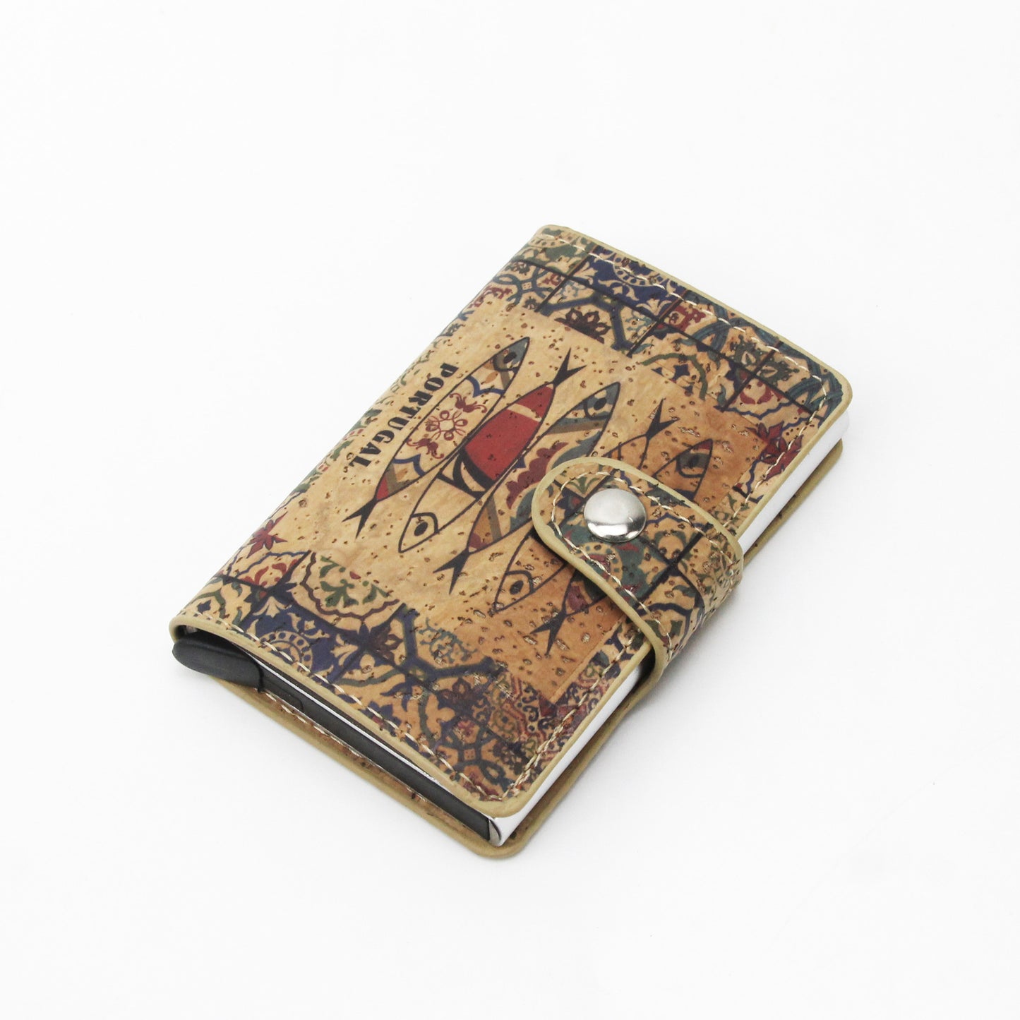 Europe popular thin Pop Up RFID Blocking man card holder smart minimarlist metal card holder