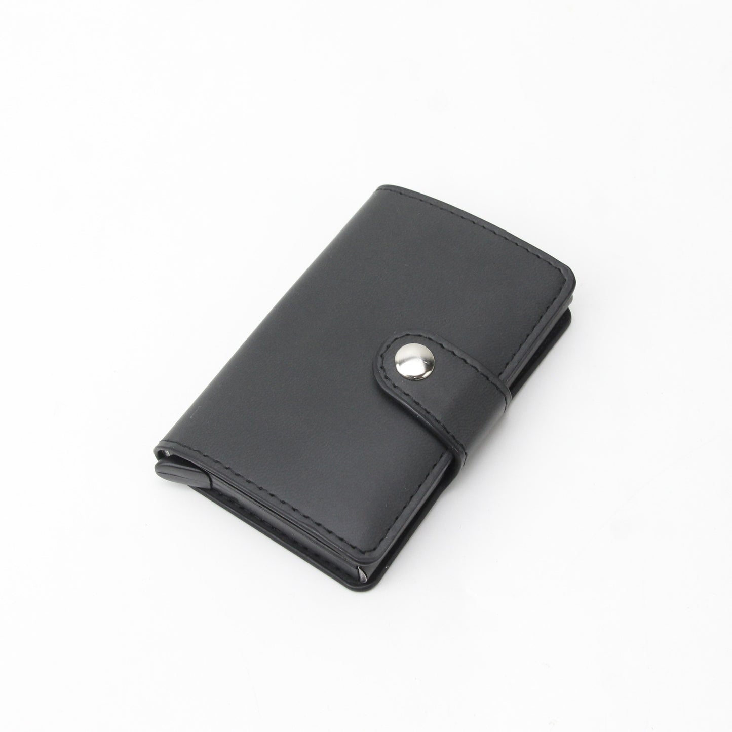 Europe popular thin Pop Up RFID Blocking man card holder smart minimarlist metal card holder