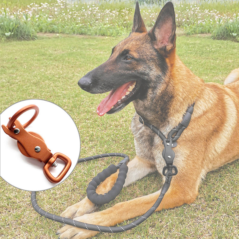 Dog training fast hanging closure buckle outdoor dog walking to prevent breakaway leash buckle-62
