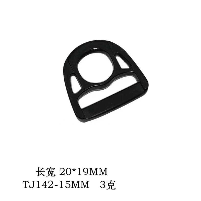 Custom Durable Tri-glide Slider Adjustable Buckle D Ring Metal Buckle For Dog Collar-68