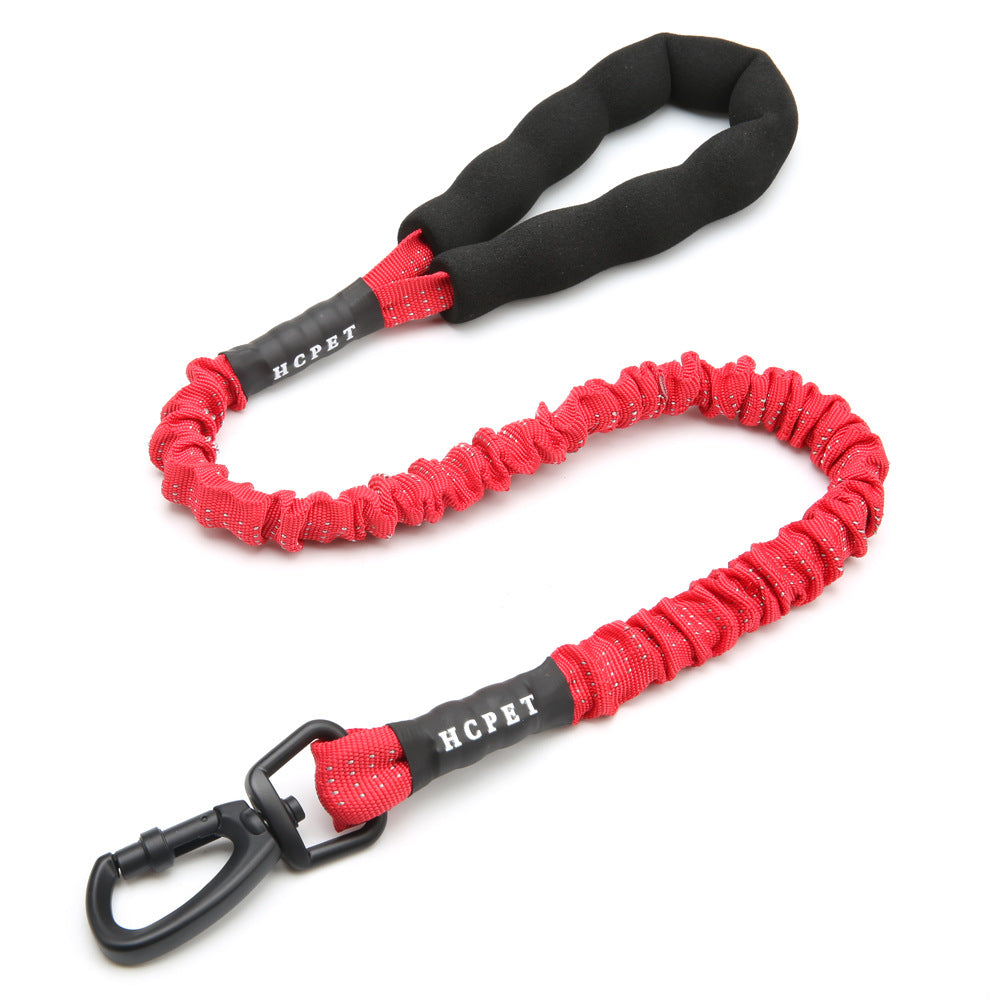 Pet Supplies Wholesale Dog Leash Elastic Leash for Pets Double Handle Dog Leash Custom Reinforced Tow Rope-84