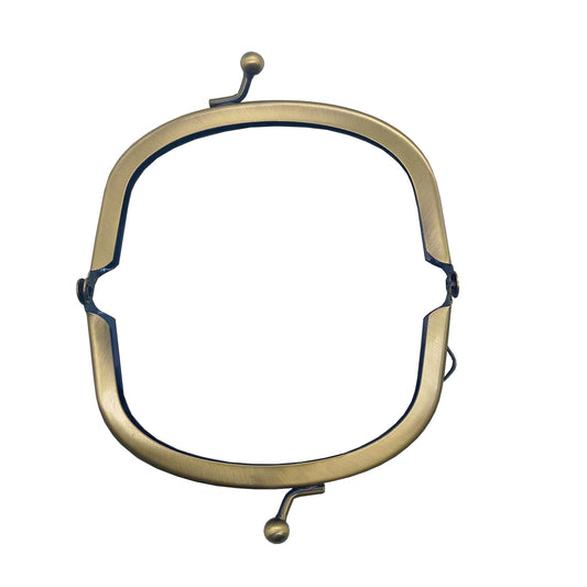 Factory Wholesale Brush Anti Brass Semi-Circle Metal Purse Frame 15*6.3cm DIY Hardware Accessories Bag Part for Handbags-80
